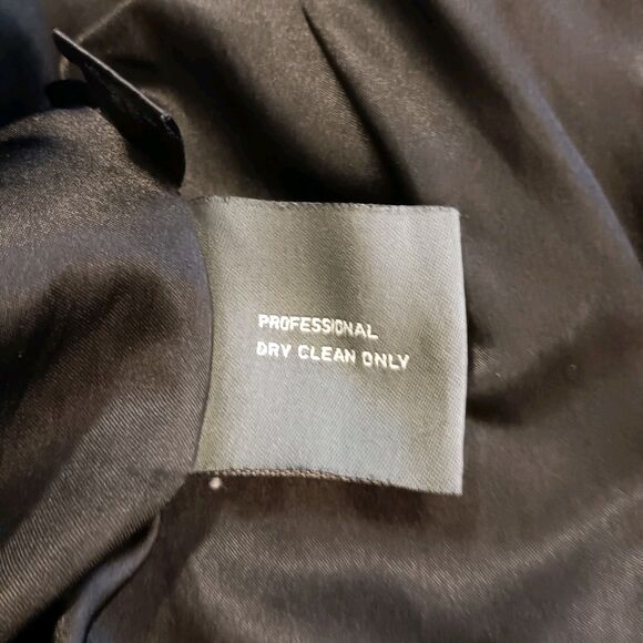 Kenneth Cole Reaction Black Wool Blend Double Breasted Peacoat Women's Sz 10 - Picture 10 of 13